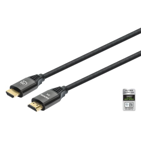 Kabel Manhattan High Speed HDMI (M/M), 8K, z Ethernetom, 3m