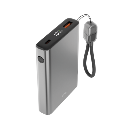 Prenosna baterija Powerbank Allity APB-110, 10.000mAh, PD, QC, siva