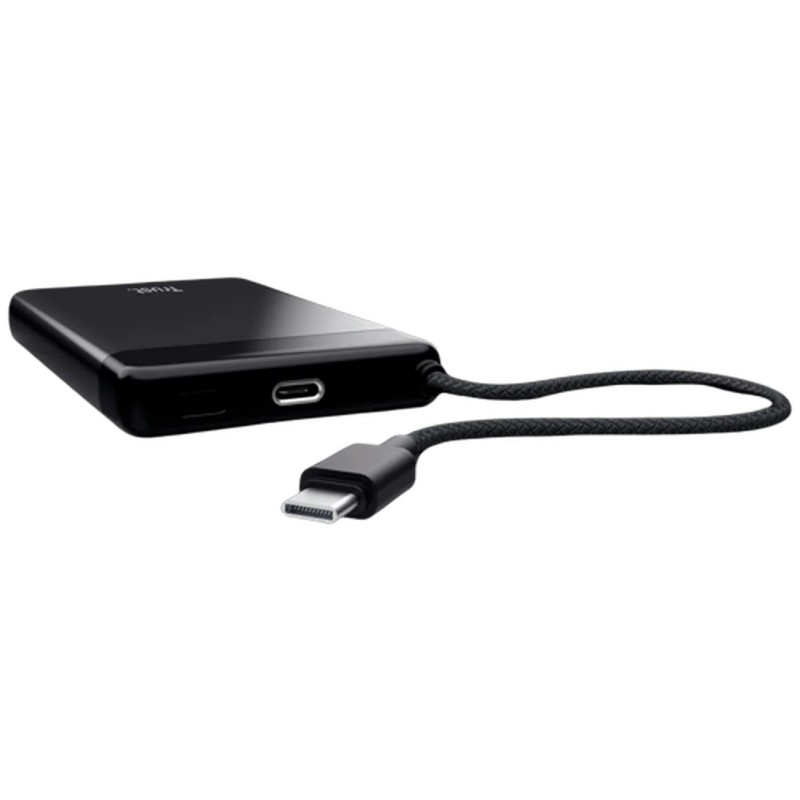 Prenosna baterija Powerbank Trust Fiera, 10.000mAh, črna