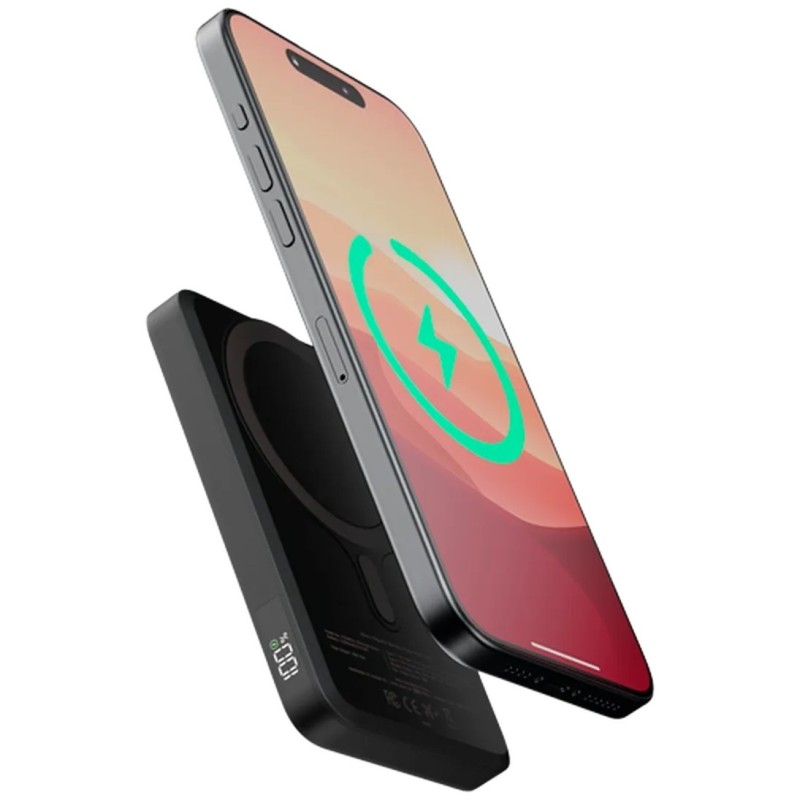Prenosna baterija Powerbank Xtorm Magnetic Wireless, 5.000mAh, črna
