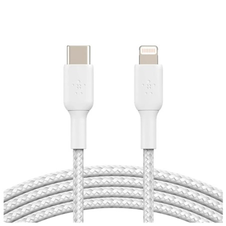 Kabel Belkin Boost Charge USB-C na Lightning, pleten, 1m, bel