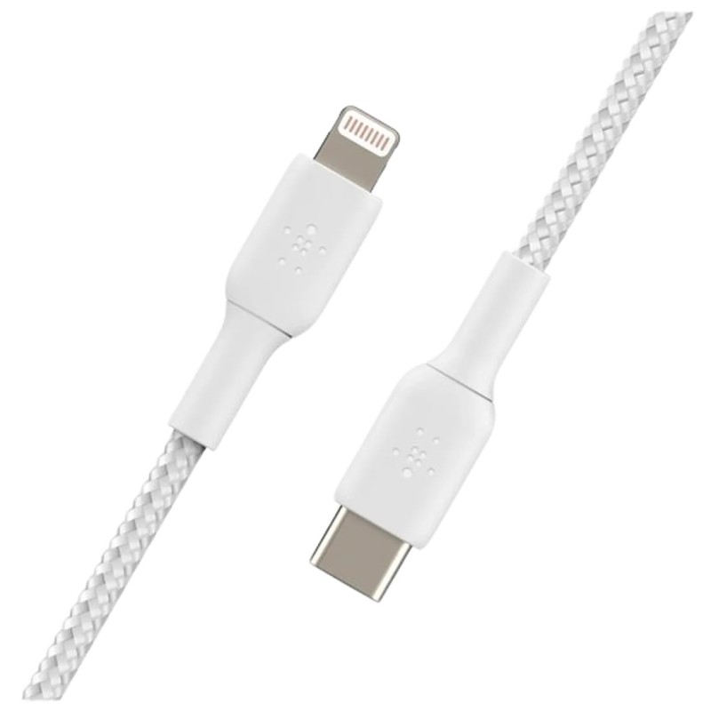 Kabel Belkin Boost Charge USB-C na Lightning, pleten, 1m, bel