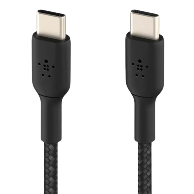 Kabel Belkin Boost Charge USB-C na USB-C, pleten, 1m, črn