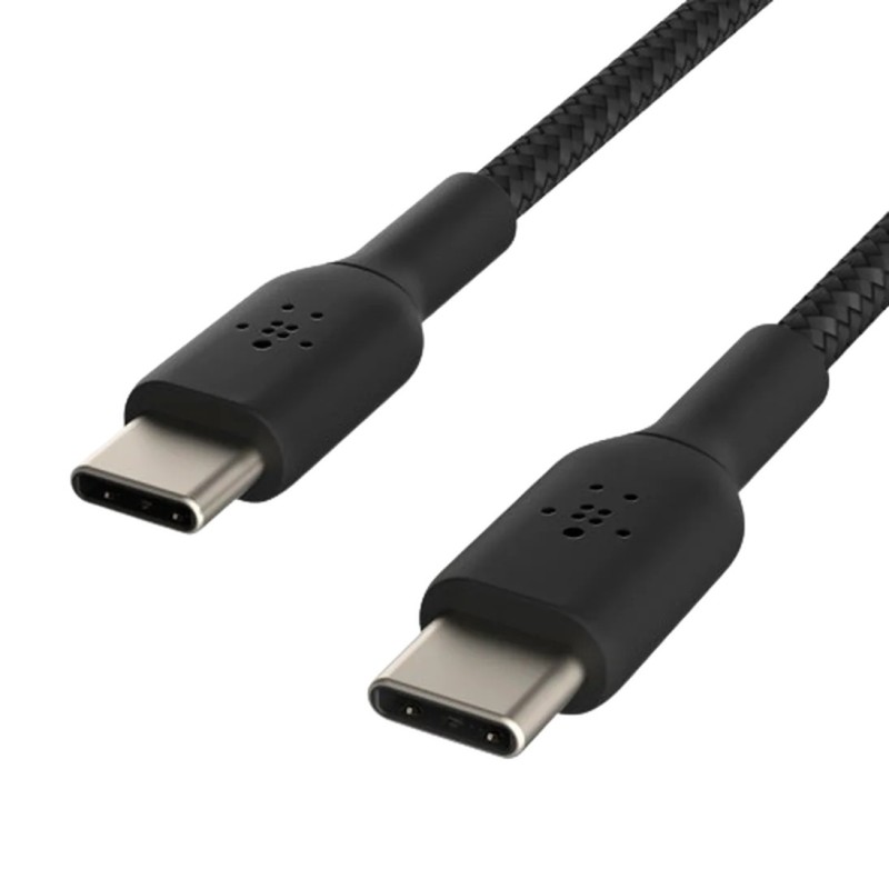 Kabel Belkin Boost Charge USB-C na USB-C, pleten, 1m, črn