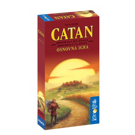 Družabna igra Catan - dodatek za 5. in 6. igralca (osnovna igra)
