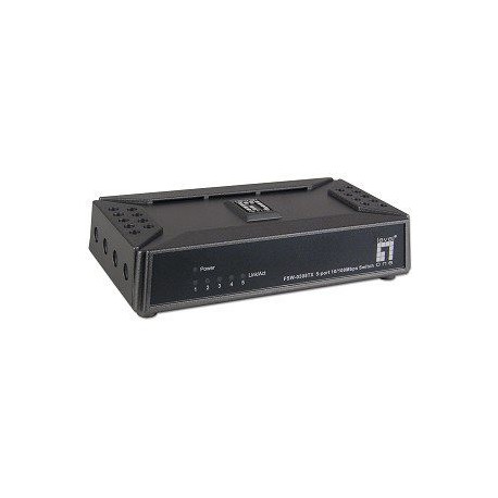 Stikalo (switch) 5 port 10/100, LevelOne FSW-0508TX, magnetna stojala