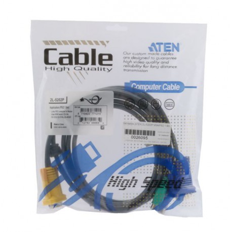 Set kablov ATEN 2L-5202P VGA/PS2 1.8m