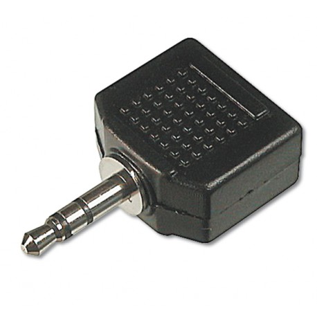 Adapter-AVDIO Jack 3,5M - 2x3,5Ž stereo Digitus