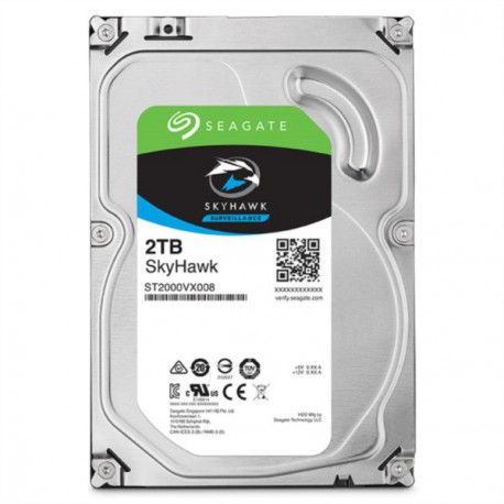 Trdi disk 3.5" 2TB 5900 64MB SATA3 Seagate SkyHawk AV, ST2000VX008