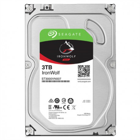Trdi disk 3.5 3TB 5900 64MB SATA3 Seagate IronWolf ST3000VN007