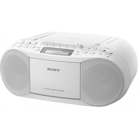 Boombox z CD in kasetofonom Sony CFDS70W, bel