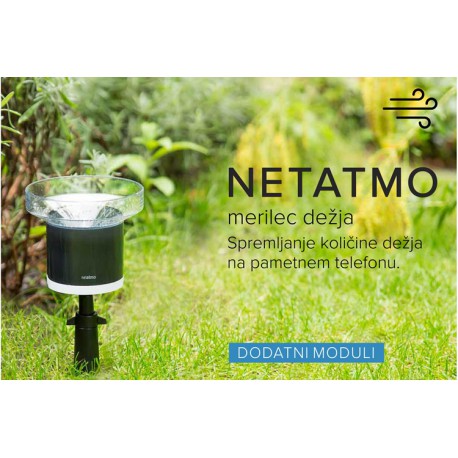 Merilec padavin za vremensko postajo Netatmo