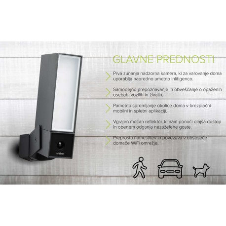 Pametna brezžična nadzorna kamera Netatmo Presence zunanja