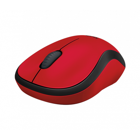 Miška brezžična optična Logitech M220 silent, rdeča