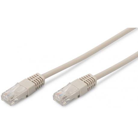 Priključni kabel za mrežo Cat5e UTP 3m siv