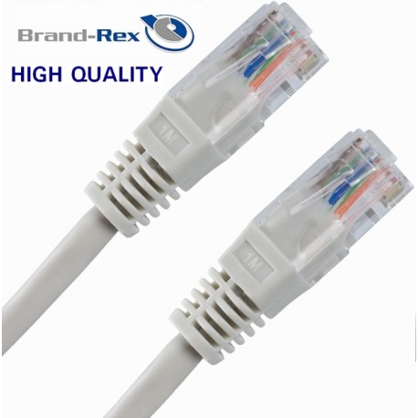 Priključni kabel za mrežo Cat5e UTP 1.5m siv