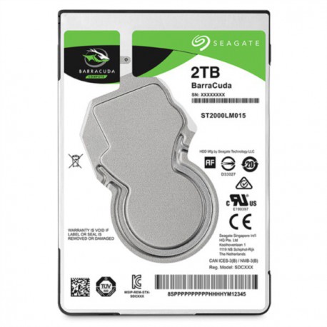 Trdi disk 2.5 2TB 5400rpm 128MB 7mm Seagate Barracuda ST2000LM015