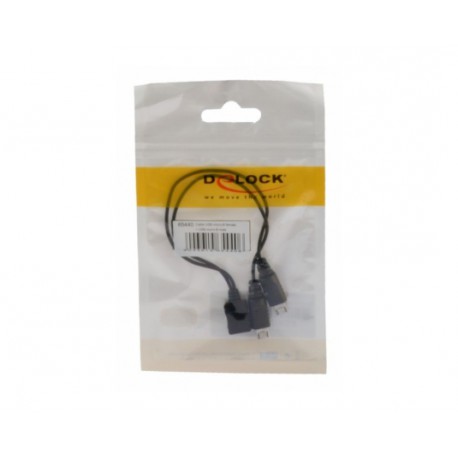 Kabel USB Y 2xB mikro M-B micro Ž 20cm Delock