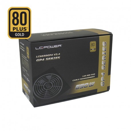 Napajalnik 650W LC-POWER GP4 LC6650GP4 V2.4  80Plus Gold, modularni