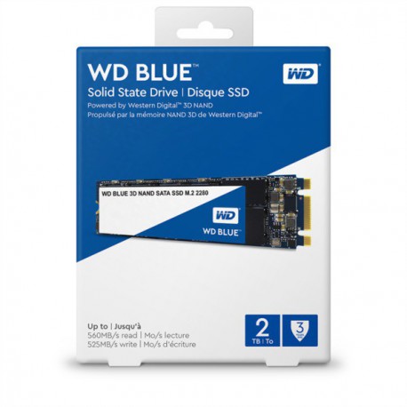 SSD disk 2TB M.2 SATA3 WD BLUE 3D NAND, WDS200T2B0B