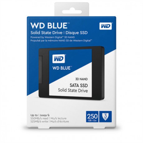 SSD disk 250GB SATA3 WD BLUE 3D NAND, WDS250G2B0A