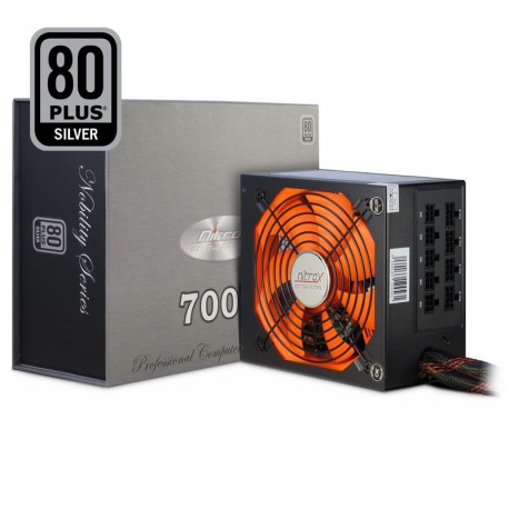 Napajalnik 700W INTER-TECH CobaNitrox Nobility CN-700 NS 80+ Silver, modularni